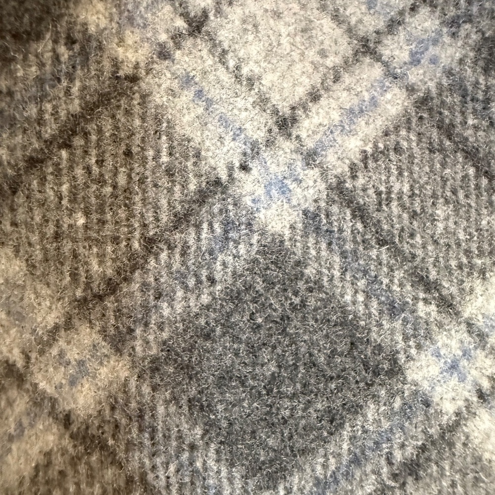 Soia & Kyo Grey Plaid Wool Coat - Size small - Picture 8 of 12